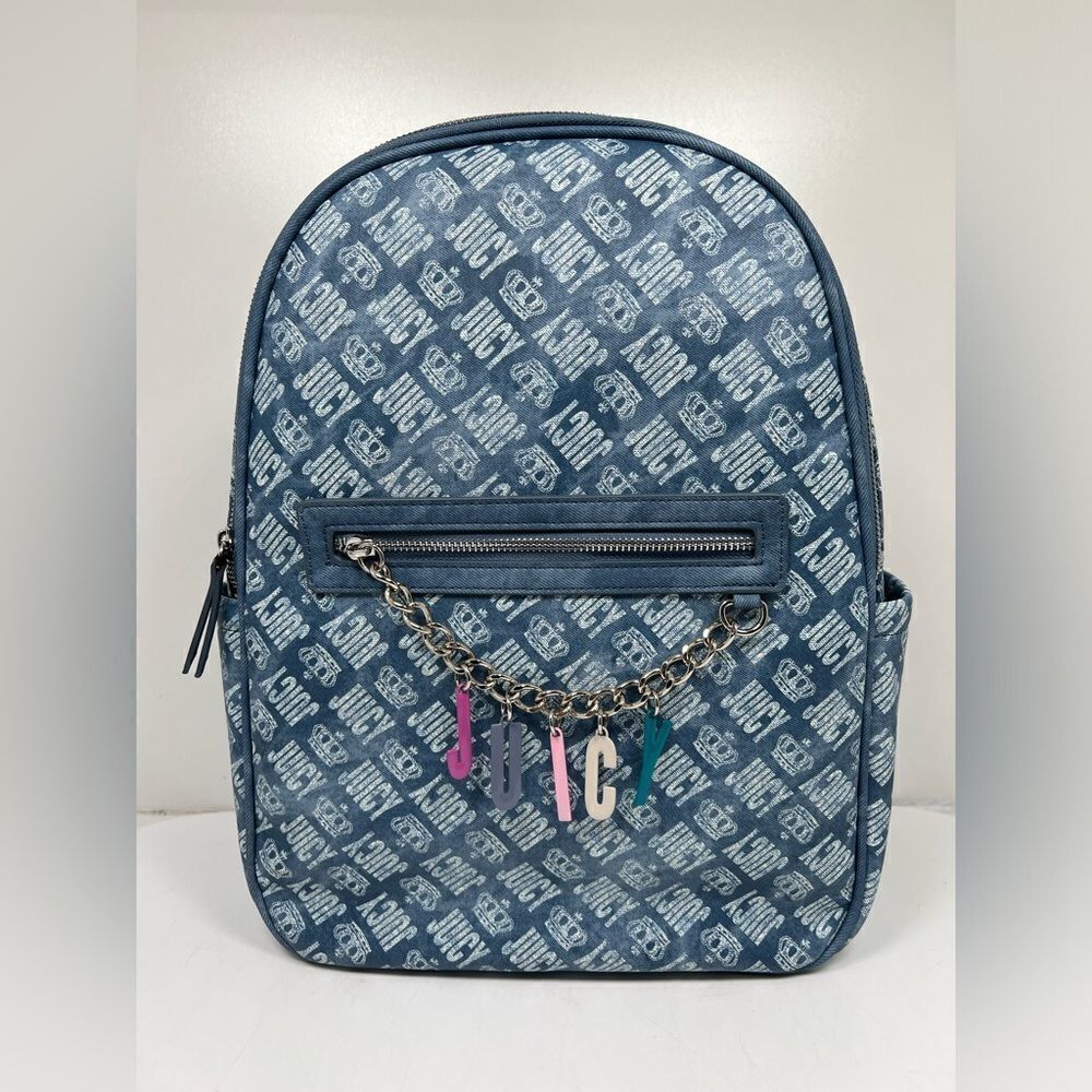Juicy Couture Back To Juicy Backpack Bold Washed Denim
New with tags